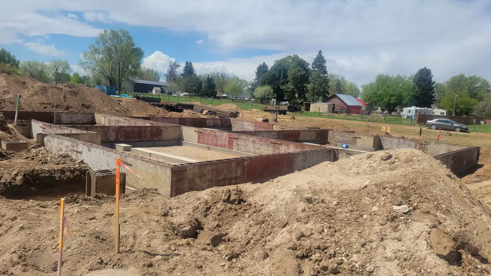 Shamrock excavation equipment working across the Treasure Valley, Idaho